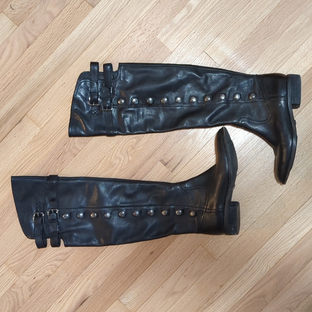 Sam Edelman Pierce Black Over the Knee Boots 8.5